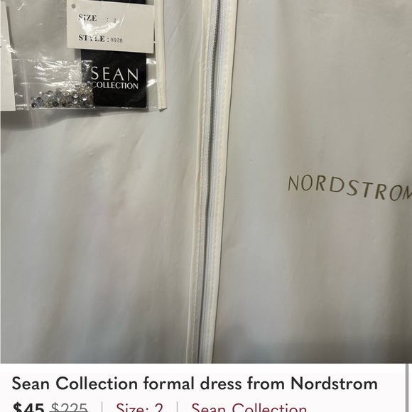 Sean Collection formal dress size 2 Only tried on, still in Nordstrom bag. - Picture 7 of 10